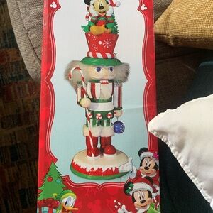 Disney Holiday Mickey Mouse Nutcracker in Red and Green